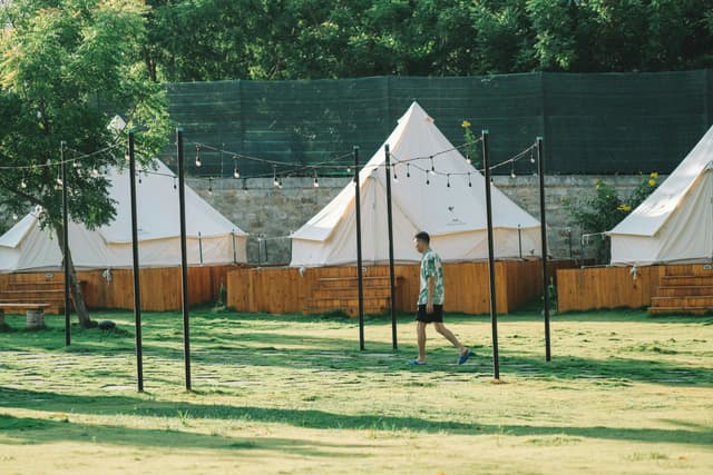 Sports-based camp with basketball